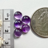 Amethyst Calibrated Stones Set of 5